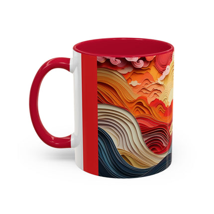 Vibrant Sunrise Sky Colorful Mugs (11oz, 15oz)
