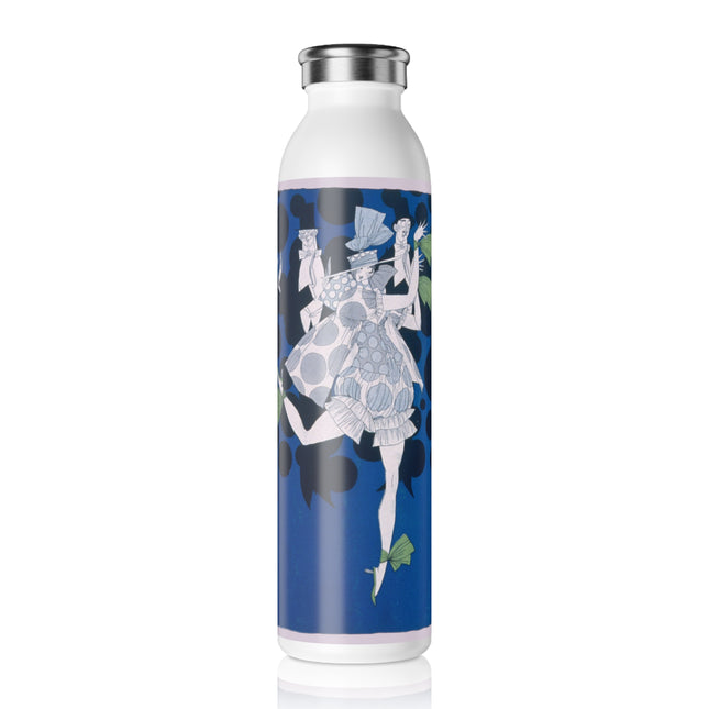 Where is my boy tonight by Ralph Barton Slim Water Bottle
