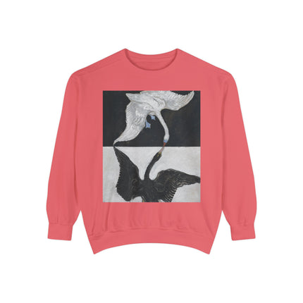 The Swan by Hilma af Klint Garment-Dyed Sweatshirt