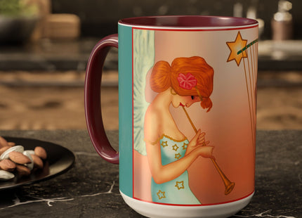 Heavenly Angel Duet Colorful Mugs (11oz, 15oz)
