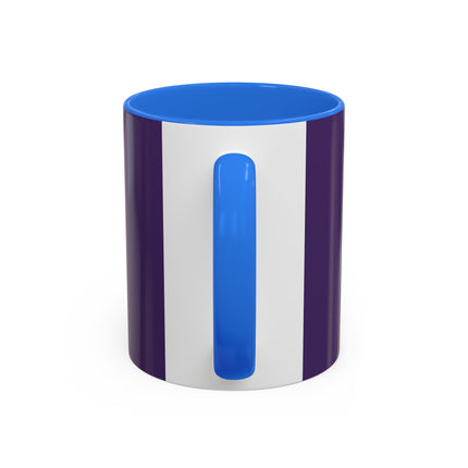 🎿❄️ The Winter Flower Skier Colorful Mug – Art Deco Alpine Fantasy