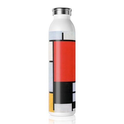 Composition with Red, Yellow, Blue, and Black by Piet Mondrian Vagabond Slim Water Bottle