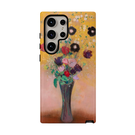 Vase of Flowers by Odilon Redon Phone Cases