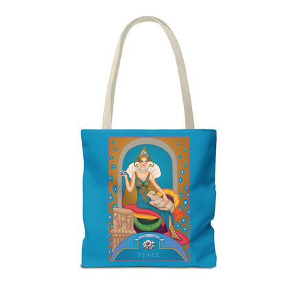 Astrology Gem Series: April & Diamond Tote Bag