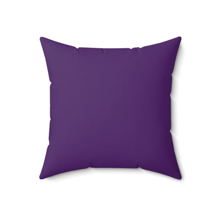 Autumn Serenade in Purple and Lavender Spun Polyester Square Pillow