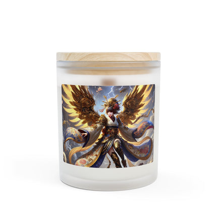 Valkyrie Descending Through Storm Frosted Candle