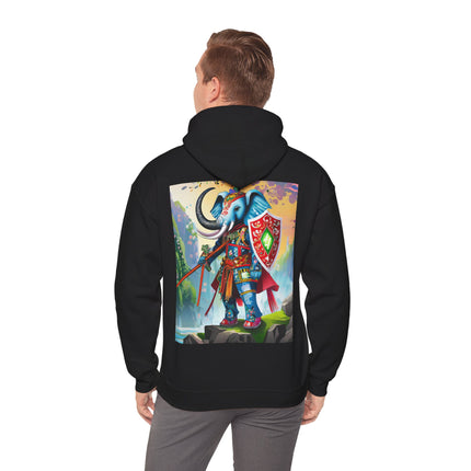 Cyberpunk Elephant – Heavy Blend™ Hooded Sweatshirt