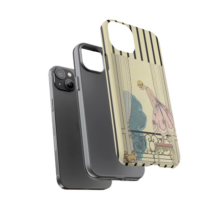 Falbalas et fanfreluches, La Souris by George Barbier Phone Cases