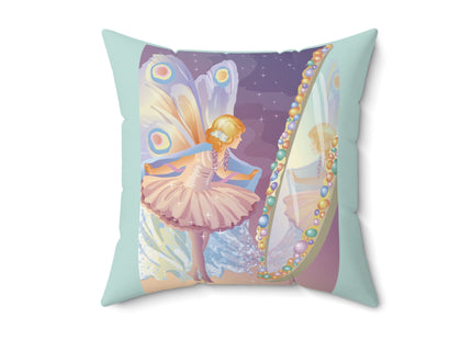 Reflections of Enchantment Spun Polyester Square Pillow