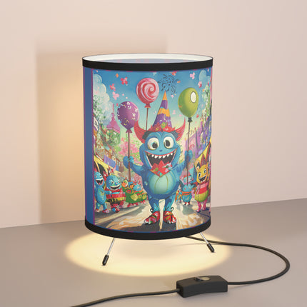 Monster Parade Madness Tripod Lamp