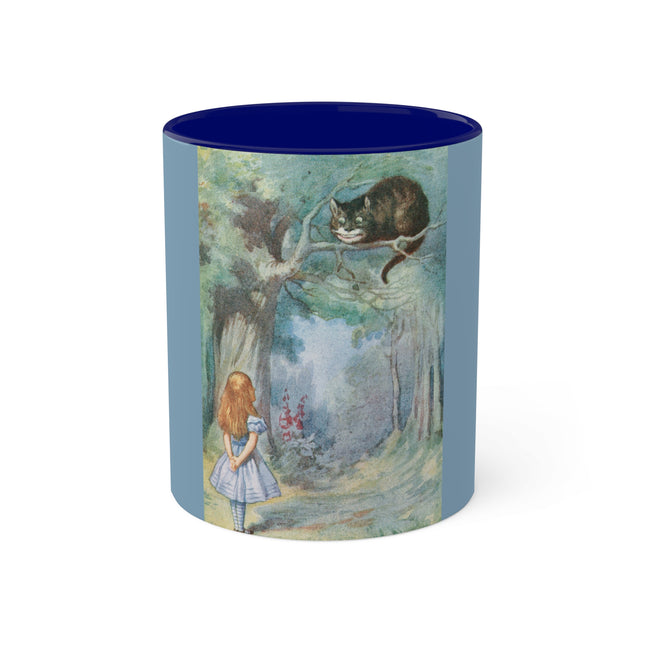 “I growl when I’m pleased, and wag my tail when I’m angry” by Sir John Tenniel Colorful Mugs, 11oz
