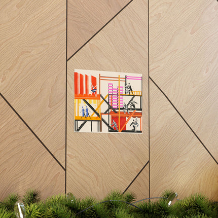 Maquettes de Théatre 4 by Alexandra Exter Premium Matte Horizontal Posters