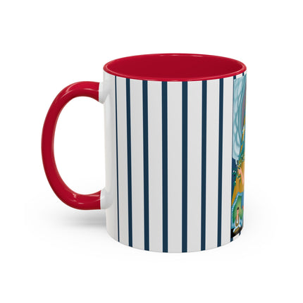 Art Deco Christmas Elegance Colorful Mugs (11oz, 15oz)
