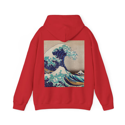 The Great Wave off Kanagawa by Katsushika Hokusai Heavy Blend™ Hooded Sweatshirt