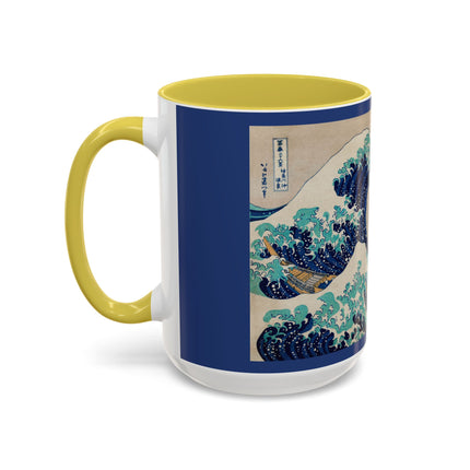 The Great Wave off Kanagawa by Katsushika Hokusai Colorful Mugs (11oz, 15oz)