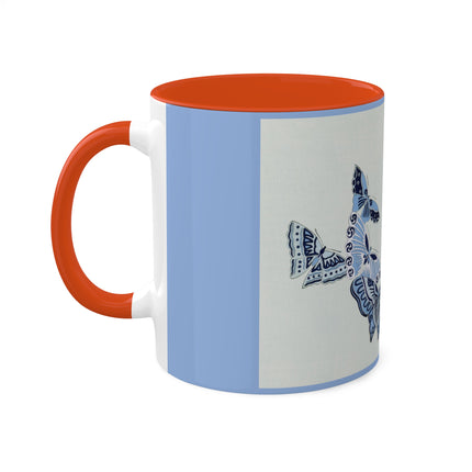 One Thousand Butterflies by Kamisaka Sekka Colorful Mugs, 11oz