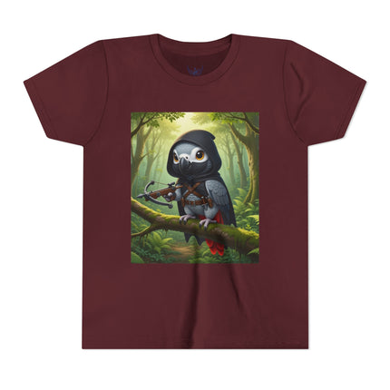 The African Grey Sentinel Youth Short Sleeve Tee