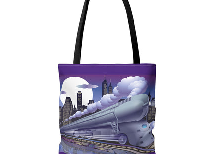 The Art Deco Bullet Train Tote Bag (AOP)