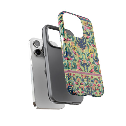 Colorful Flower Pattern by Owen Jones Phone Cases