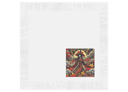 Kabuki Witch White Coined Napkins
