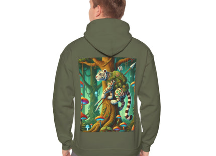 Silent Stripes – Heavy Blend™ Hooded Sweatshirt