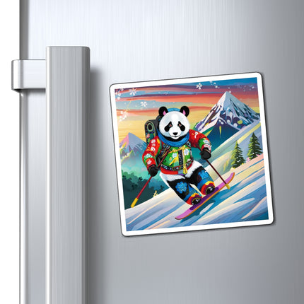 Cyberpunk Panda Magnets (3 Sizes)