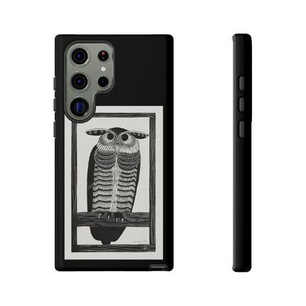 Horned Owl by Samuel Jessurun de Mesquita Phone Cases