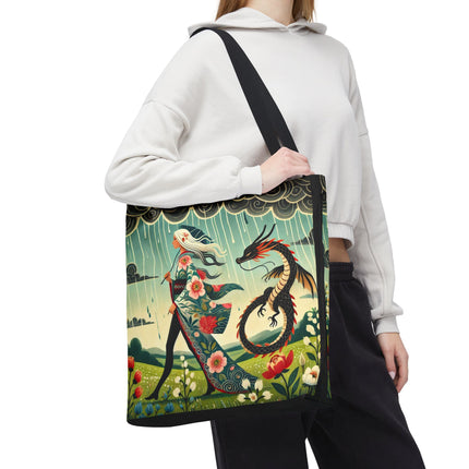 The Dragon Fairy’s Stride Tote Bag – Grace, Strength & Mythic Adventure