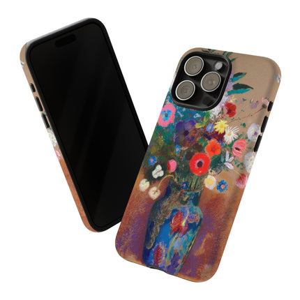 Bouquet of Flowers by Odilon Redon Phone Cases