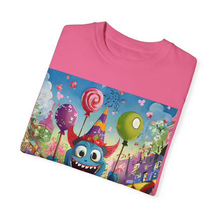 Monster Parade Madness Unisex Garment-Dyed T-shirt