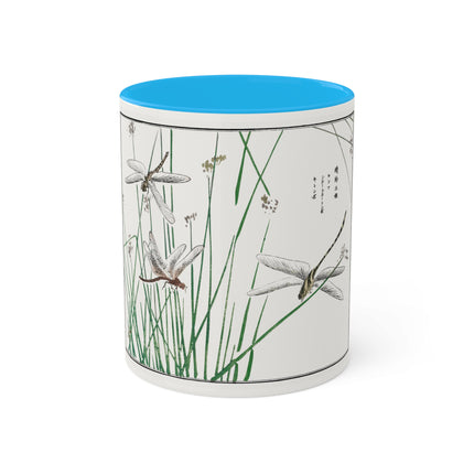 Dragonflies by Morimoto Toko Colorful Mugs, 11oz