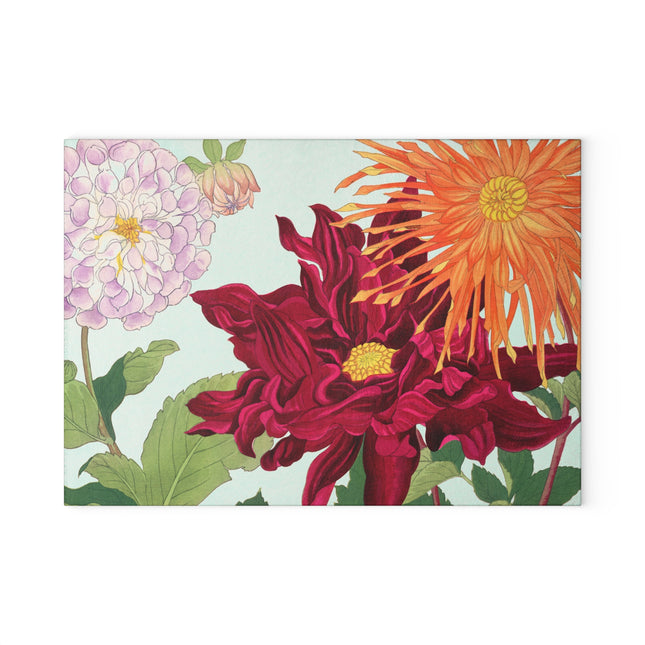 Dahlia by Tanigami Kônan Glass Cutting Board