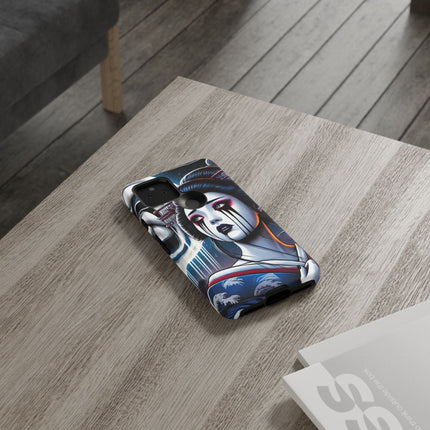 Geisha’s Black Ink Tears Phone Cases