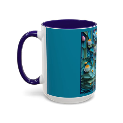 Ethereal Moonlit Lake Colorful Mugs (11oz, 15oz)