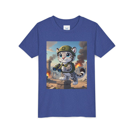 Snow Leopard Lookout Youth Short Sleeve Tee