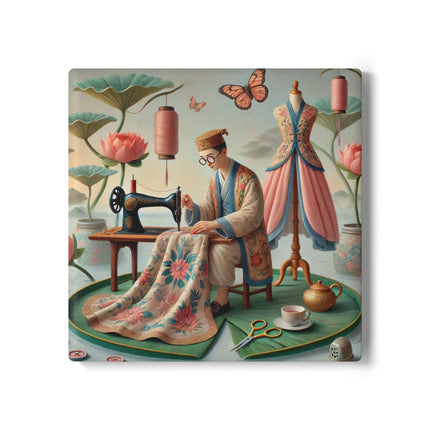 The Tailor’s Garden Ceramic Coaster