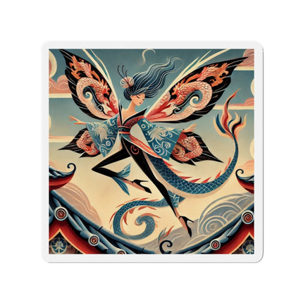 Dragon Fairy of the Temple Die-Cut Magnets (5 Sizes)