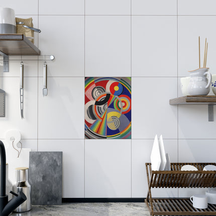 Rythme No. 1 by Robert Delaunay Ceramic Tile