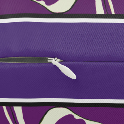 Two Pierrots Spun Polyester Lumbar Pillow