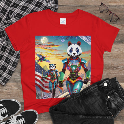 Cyber Punk Robots Cotton Tee