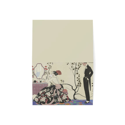 Le Grand Décolletage by George Barbier Greeting Cards (1, 10, 30, and 50pcs)