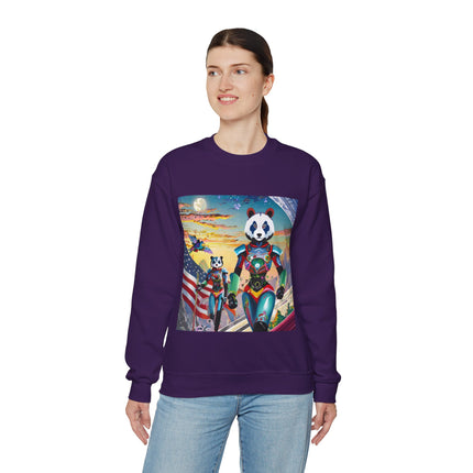 Cyber Punk Robots Unisex Heavy Blend™ Crewneck Sweatshirt
