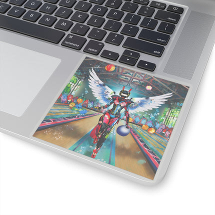Samurai Robot Angels Kiss-Cut Stickers (4 Sizes)