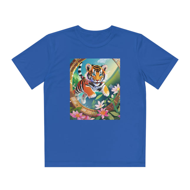 Majestic Tiger Cub Youth Competitor Tee – Courage, Adventure & Fiery Spirit