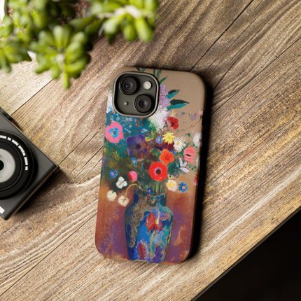 Bouquet of Flowers by Odilon Redon Phone Cases
