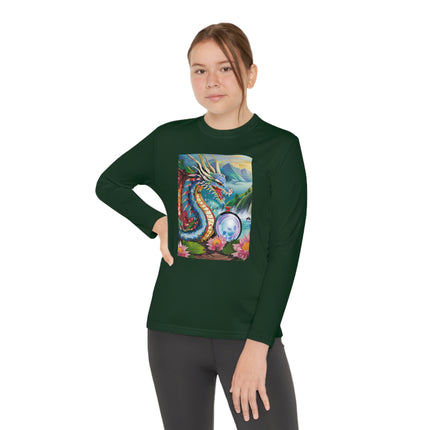Wisdom's Guardian Youth Long Sleeve Competitor Tee – Dragon Magic & Ancient Wisdom