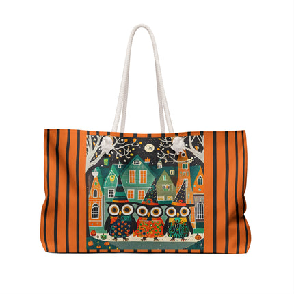 Night of the Trick-or-Treating Owlets Weekender Bag