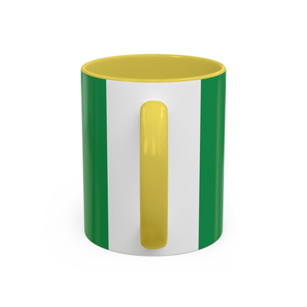 🍀🎄 The Emerald Holly Christmas Colorful Mug – Art Deco Holiday Elegance