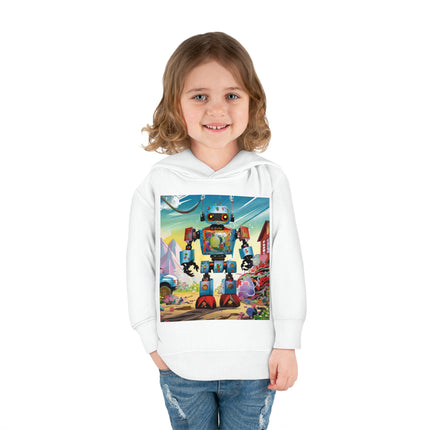 The Rusty Robot Toddler Pullover Fleece Hoodie