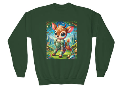 Fawn Defender Youth Crewneck Sweatshirt